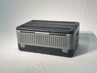 Boîtes isothermes en mousse à motif rayé EPP Refroidisseur de transport thermique non toxique respectueux de l'environnement pour le stockage au frais