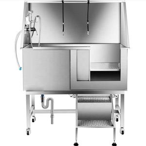 大きなサイズのカスタム犬のグルーミング浴槽ステンレス鋼の犬の浴槽 - Product Image 2