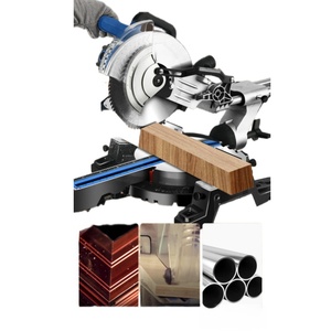 Multi Cutting Cordless Sliding <b>Miter</b> Electric Wood <b>Saw</b> Machine Small <b>Mini</b> Hand Circular with Multi Blades for Wood Cutting - Product Image 3