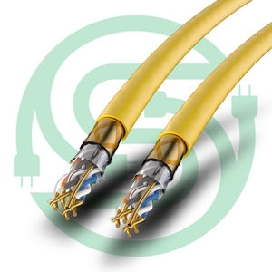 1000ft محمية في الهواء الطلق القط 6 كابل PVC + PE سترة Al احباط 90% تجديل النحاس sftp cat6 كابل شبكة محلية 305m - Product Image 4