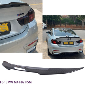 สปอยเลอร์หลังคาร์บอนไฟเบอร์ทรงรังผึ้งสไตล์ PSM สำหรับ M4 F82 ปี 2014-2020 - Product Image 2