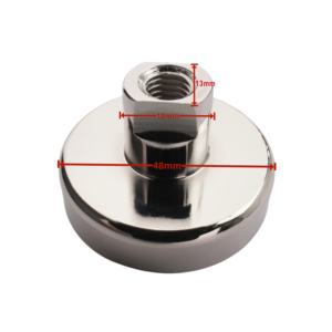 <span class=keywords><strong>Base</strong></span> Magnética de Neodimio <span class=keywords><strong>con</strong></span> Rosca Interna de 48 mm, Personalizada, <span class=keywords><strong>con</strong></span> Pernos de Fijación - Product Image 2