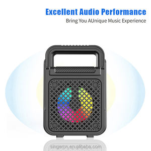 ZQS1372 LED luz colorida al aire libre inalámbrico PORTÁTIL ESTÉREO altavoz FM Radio bajo Woofer activo HIFI música Audio TWS Bt altavoz - Product Image 3