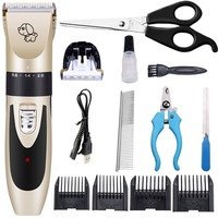 Tondeuse manuelle professionnelle pour animaux de compagnie, en plastique, rechargeable, pour chiots, chiens, Teddy, Golden, et autres animaux à poils longs, accessoires pour chiens et chats