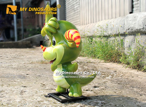 Mon monstre de dessin animé de haute simulation CP-<span class=keywords><strong>024</strong></span> Dino pour aire de jeux extérieure - Product Image 2