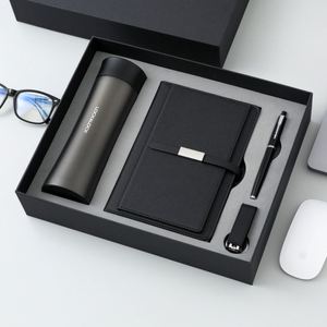 Cute A5 PU Leather Diary in Luxury Style with USB Notebook Graph Organizer Gift Set Corporate Gifts in <b>Pen</b> Colors Inside <b>Box</b> - Product Image 5