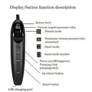Pompe anale électrique intelligente pour stimulation anale et de la prostate, pompe à ventouse <span class=keywords><strong>Rosebud</strong></span>, massage par aspiration, pompe anale - Product Image 4