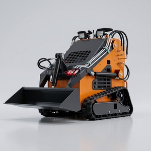 Mini-chargeuse compacte avec souffleuse à <span class=keywords><strong>neige</strong></span> et godets, livraison gratuite – Mini-chargeuse sur chenilles pour jardin - Product Image 2