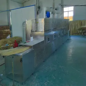 Microawave kurutma sterilizasyon makinesi bambu çubuk nem alma kurutma makinesi