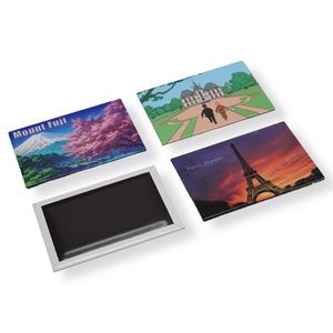 Aimants de réfrigérateur en étain personnalisés saisonniers, thème Noël et Halloween, en métal magnétique pour cadeaux de fêtes - Product Image 2