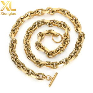 Collar de Cadena Fina de Acero Inoxidable con Baño de Oro de 18K, Resistente al Agua y al Deslustre, Joyería Minimalista para Mujer - Product Image 1