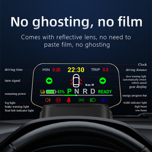 Xe mới mô hình <span class=keywords><strong>3</strong></span>/Y tự động đứng đầu lên hiển thị tốc độ hiển thị T2 gương Bảng điều khiển tự động thiết bị điện tử gương HUD - Product Image 4