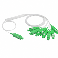 Répartiteur PLC Mini Type 1x8 SC APC OS2 Répartiteur Fibre Optique Avec Fibre 900um