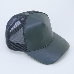 Casquettes de camionneur unisexes décontractées en maille à 5 panneaux, respirantes, imperméables, ajustables, avec logo personnalisé, gravées au laser, pour le cyclisme et les activités de plein air - Product Image 5