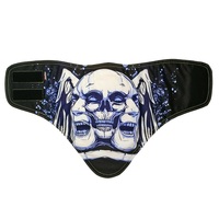 Winter wärmer Fleece Half Face Entwerfen Sie Ihre eigene Ski maske Sport Skifahren Wandern Radfahren Snowboard Grafik Ski masken Benutzer definiertes Logo