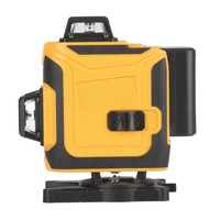 Niveau laser industriel de haute précision DIY, classe II, 16 lignes, 3 niveaux automatiques, lumière verte, alimenté par batterie, extérieur, automatique