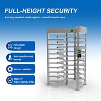 Système de portails automatiques à tourniquet bidirectionnel, résistance à la corrosion, tourniquet pleine hauteur