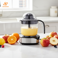 SHANGKAI Citruspers Elektrisch 1,2L Capaciteit 220-240V/100-127V AC 50/60Hz 25/40W 2 Kegels Citrusvruchtenpers