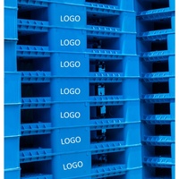 Palette européenne HDPE robuste en bleu ou palette plastique empilable de couleur personnalisée du fabricant