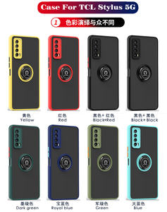Commercio all'ingrosso di lusso TPU PC cassa del telefono con anello magnetico antiurto in metallo supporto sport Design Cover per <span class=keywords><strong>TCL</strong></span> stilo del telefono cellulare - Product Image 4