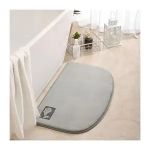 Wholesales Hot Sale Memory Form Bath Rugs Anti Slip Bath Room Shower Set Rugs And Mats