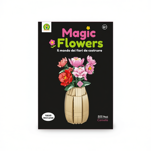Set de Construcción de Flores Mágicas Camellias, 500 Piezas, Incluye Jarrón, para Mayores de 6 Años - Product Image 2