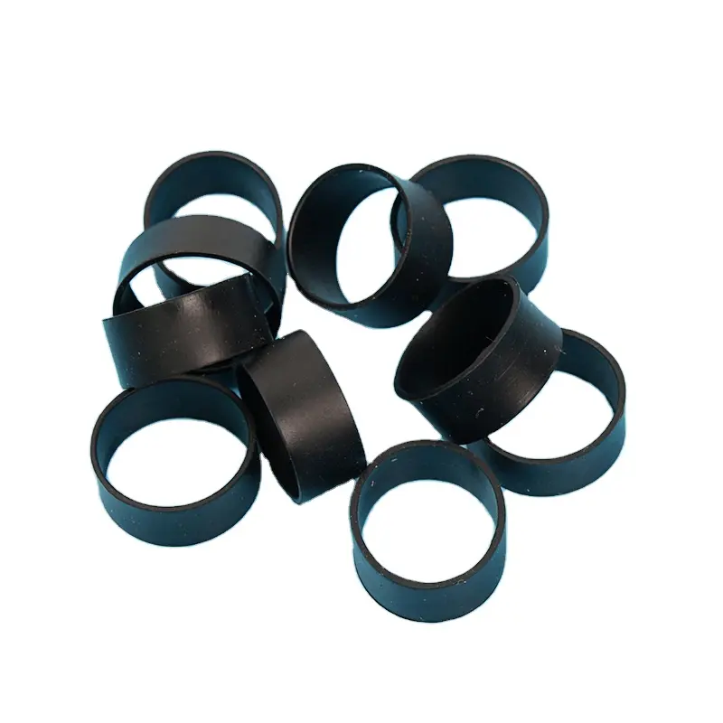 Individuelle weiche langlebige Silikonkabelbänder flexibles Ohrhörer-Kabel USB-Kabel Organizer wiederverwendbare Elastiksitätsspule Ring Gummiband
