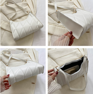 Women's retro casual <b>handbag</b> new fashionable and simple underarm shoulder bag zipper waterproof tote bag - Product Image 5