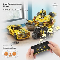 675001-675006 Robot intelligent pour enfants, jouet de construction en plastique ABS à assembler soi-même avec de petites pièces
