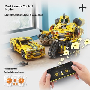 675001-675006 Robot intelligent pour enfants, <span class=keywords><strong>jouet</strong></span> de construction en plastique ABS à assembler soi-même avec de petites pièces - Product Image 2