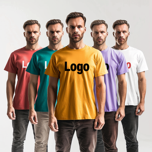 Crea le tue t-shirt personalizzate con stampa Logo personalizzata in 100% cotone 170 GSM t-shirt girocollo a manica corta per tutti - Product Image 1