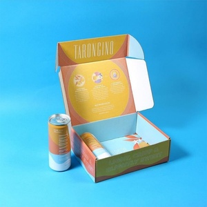 Caja de Almacenamiento de Cosméticos de Papel Kraft Corrugado Reciclado Personalizada, con Logotipo Estampado en Relieve - Product Image 1
