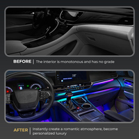 Refinado "CARDI" K4 Sistema de iluminación ambiental para automóvil completo Luz interior del automóvil para BMW Serie 7