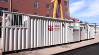 Poste de commande mobile sur chenilles pour plateforme pétrolière |   Ensemble de salle de contrôle électrique MCC VFD SCR pour sous-poste industriel
