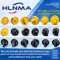 Roue de guidage avant pour excavatrice Komatsu Hitachi Doosan Sany New Holland Liugong Liebherr IHI JCB EX100 JS200 DX225 PC200 PC210