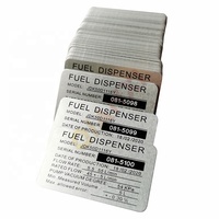 Plaques métalliques avec numéro de série, étiquettes en acier inoxydable avec code QR et code-barres, étiquettes d'identification en aluminium