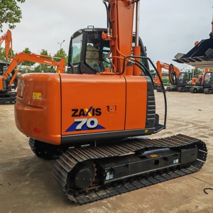 Excavadora Hitachi ZX70 importada de Japón, usada, de segunda mano, excavadora de cadenas ZX70 5A, mini maquinaria de construcción a bajo precio en venta. - Product Image 4