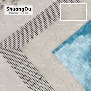 عرض خاص بلاط أرضيات بورسلين غير لامع مضاد للانزلاق 18-20 سماكة رصف في الهواء الطلق لسطح حمام السباحة لمشروع الفندق - Product Image 5