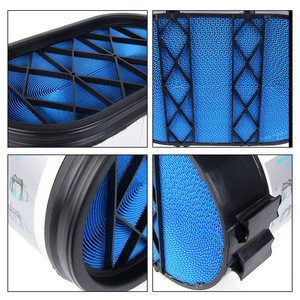 Filtre à air pour camion P616056, forme ovale bleue, pour camions lourds et engins de construction, pièce de rechange - Product Image 3
