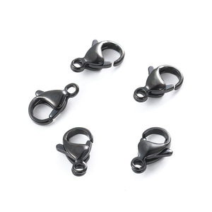 Cierre de Langosta de Acero Inoxidable en Oro, Negro, Oro Rosa y Plata, Conector para Joyería, Accesorio para Collar y Pulsera DIY - Product Image 3