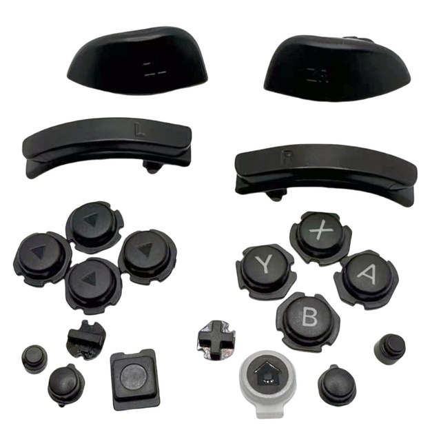 NS Full Set of Left and Right Plastic Joystick Buttons L R ZL ZR SLSR Joystick Joypad- 20 Game Accessories