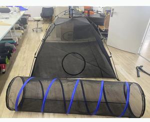 Aanpassen Draagbare Kat Kinderbox Outdoor Behuizingen Pop Up Up Visual Netto Kat Spelen Tent Tunnels - Product Image 4