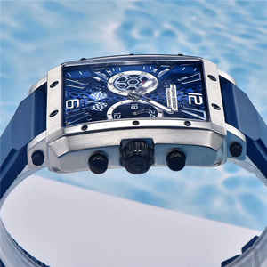 Hot <b>Sale</b> New 1725 Fashion VK64 Men Watch Chronograph Waterproof Silicone Quartz Sapphire Men's <b>Clock</b> 2025 - Product Image 2