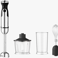 Mixeur Plongeant Électrique Multifonction 4-en-1 en Acier Inoxydable pour Cuisine, Préparation Alimentaire Bébé et Batteur Fouet – Qualité Allemande