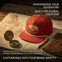 Gorras Retro de 5 Paneles de Algodón con Parche Tejido Personalizadas para Marcas de Estilo de Vida y Clubes Deportivos Escolares, Gorras Snapback