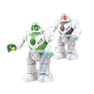 Hot Sale Electric Smart Acoustic-Optic Robot Toys Electric Walking Robot Toys Children's Surprise Gifts