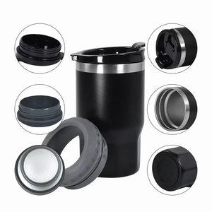 Fabricante de Botellas de Acero Inoxidable, Enfriador de Bebidas al Vacío Personalizado, Aislante en Forma de Rombo, Enfriador de Latas Universal de 14 oz con Abrebotellas - Product Image 5