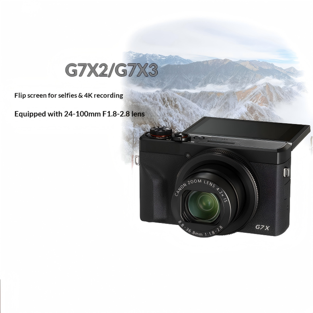 Second Hand for G7X2/G7X3 30MP Full HD Compact Digital Cameras Beauty Filters High Quality Portable Design Original 1 Year