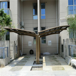 Pare-soleil extérieur en polycarbonate bon marché abris de parking en porte-à-faux en métal cadre port de <span class=keywords><strong>voiture</strong></span> garage auvent en aluminium <span class=keywords><strong>carport</strong></span> - Product Image 1