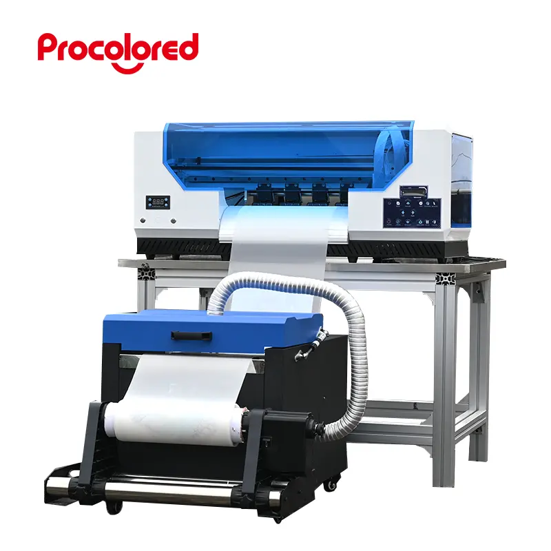 Two Heads Cloth T Shirt Sublimation Printing Machine A3 Size 33cm 30 cm TX800 XP600 Direct to Film Vinyl Transfer DTF Printer